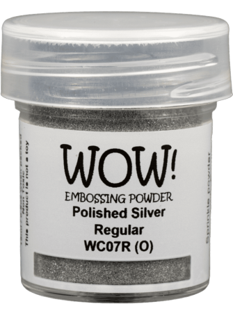 Wow! Embossing Powder - Polished Silver Regular - Argent poli