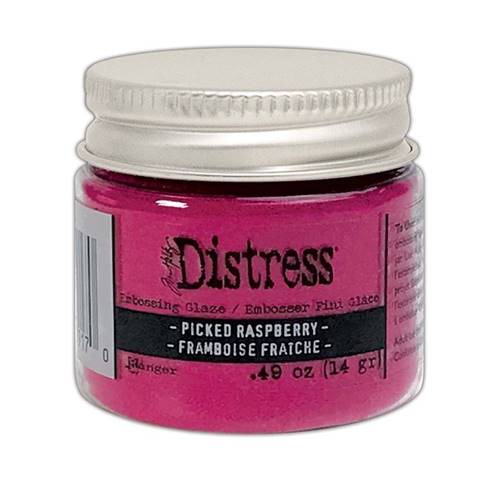 Distress Embossing Glaze - Picked raspberry