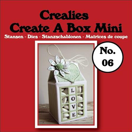 Crealies Create A Box Mini - milk carton - carton de lait