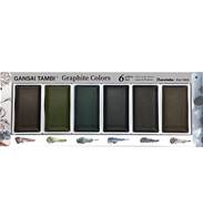 Palette aquarelle - Gansai Tambi - 6 couleurs Set graphite