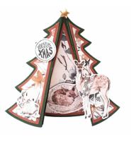 die - Christmas - Tree folding card