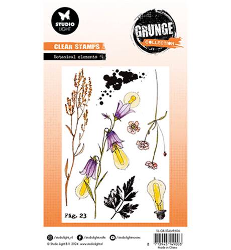 Tampon - Grunge collection - Botanical elements