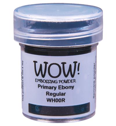 Wow! Embossing powder - Primary Ebony - Regular