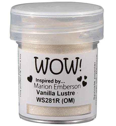 Wow! Embossing powder Glitter - Vanilla Lustre