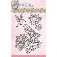 Tampon - Whispering Spring - oiseaux, fleurs