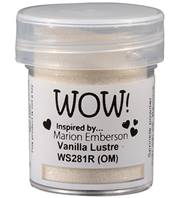 Wow! Embossing powder Glitter - Vanilla Lustre