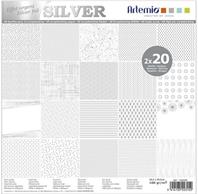 Set de papiers foil - Silver