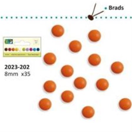 Brads 8 mm - Orange