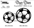 Crealies Duo-Dies - Football