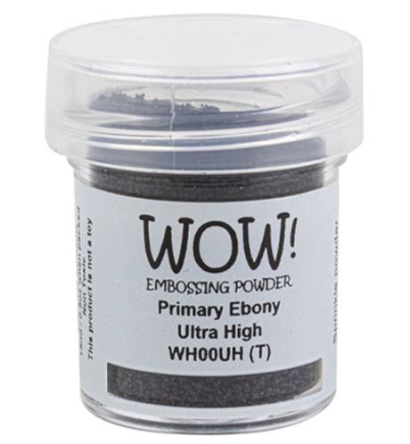 Wow! Embossing powder - Primary Ebony - Ultra High