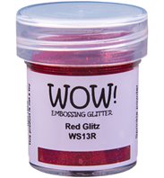 Wow! Embossing Powder Glitter - Red Glitz
