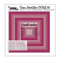 Crea-Nest-Lies-XXL - Squares with small circles - 81