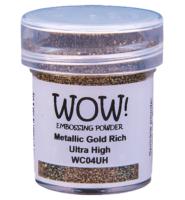 Wow! Embossing Powder - Metallic Gold Rich - Ultra High