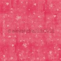 Papier - Artist flowers - on calm coral pink