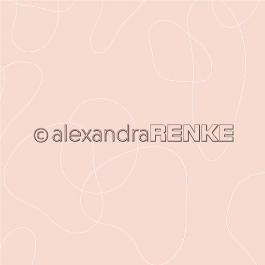 Papier - Pattern - Organic shapes on pink