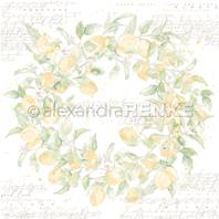 Papier - Summer time - Lemon wreath