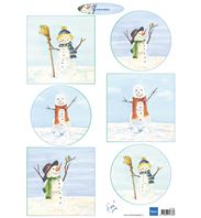 Papier à découper - Snowmen