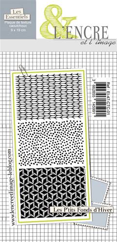 Plaque de caoutchouc - Les P'tites Textures d'Hiver