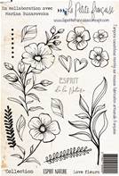 Tampon Cling - Esprit Nature - Love fleurs