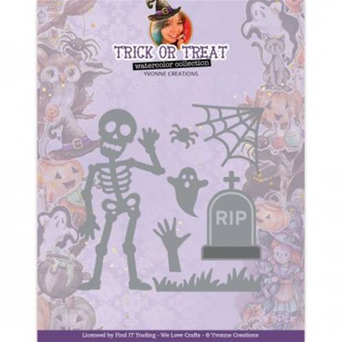 Die - Trick or treat - Happy skeleton