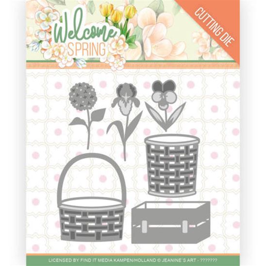 Die - Welcome Spring - Spring basket