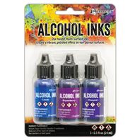 Alcohol Ink - indigo violet spectrum