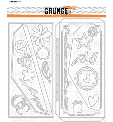 Die - Grunge 5 - Envelop and cardshape