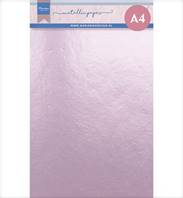Metallic paper - A4 - Light pink mat
