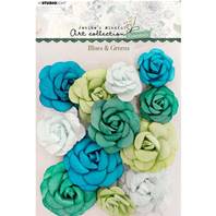 Fleur de papier - Art Collection Essentials - Blues & green