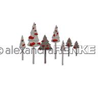 Die - Christmas - Pine trees with snow