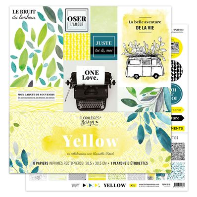 Kit papiers - Yellow