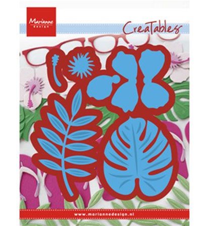 Creatables - Hibiscus & Tropical Leaves