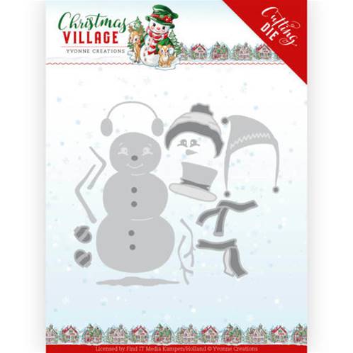 Die - Christmas Village - Build Up Snowman