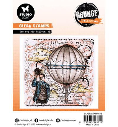 Tampon - Grunge collection - The hot air balloon