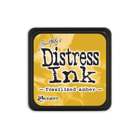 Mini Distress Pad - Fossilized Amber
