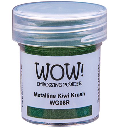 Wow! Embossing Powder - Metalline Kiwi Krush