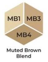 Marqueurs à alcool Brush - Tri Blend - Muted Brown - Brun Ivoire