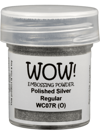 Wow! Embossing Powder - Polished Silver Regular - Argent poli