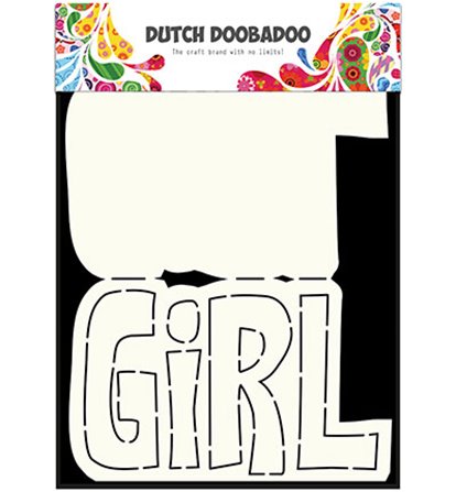 Dutch Card Art - Text Girl