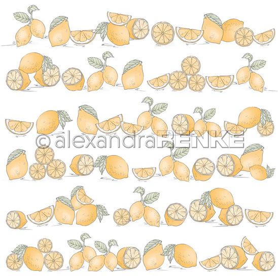 Papier - Summer Story - Lemons in rows large