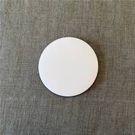 Badge à customiser - 7,5 cm - Blanc