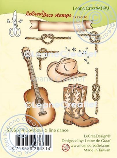Clear stamp - Cowboys & line dance