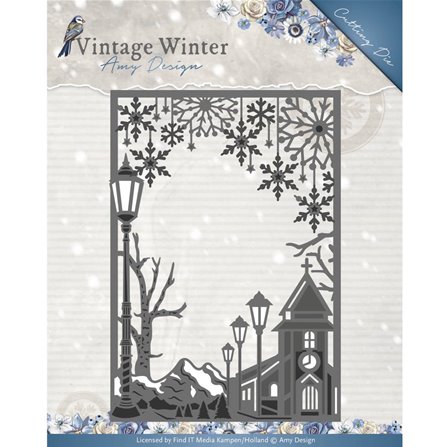 Die - Vintage Winter - Village Frame Straight