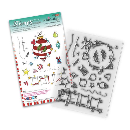 Clear Stamp - Baubles & banners
