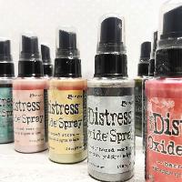 12 nouvelles couleurs de Distress Oxide Spray sont arrives...