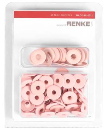 Œillets larges 13 mm avec rondelles - Pink