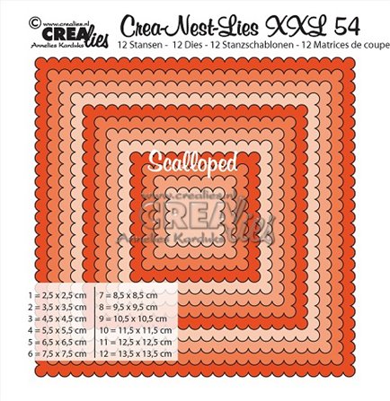 Crea-Nest-Lies-XXL - Scalloped Square 54