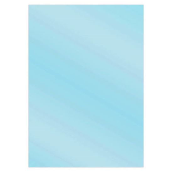 Carton métallique mat - Bleu clair - A4