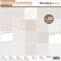 set de papiers foil - Copper