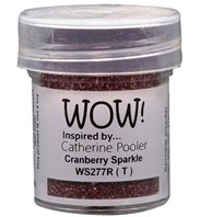 Wow! Embossing Powder Glitter - Cranberry Sparkle